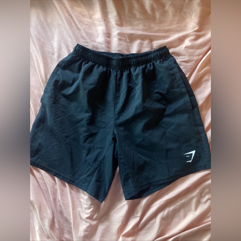 Gym Shark Black Sz XS Elastic Waist Gym Shorts 7” Inseam